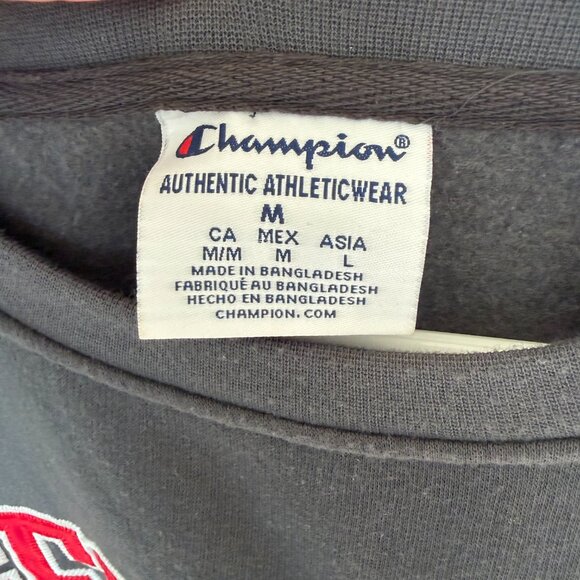 Georgia Bulldogs Champion Crewneck Medium Gray Red - Picture 3 of 3